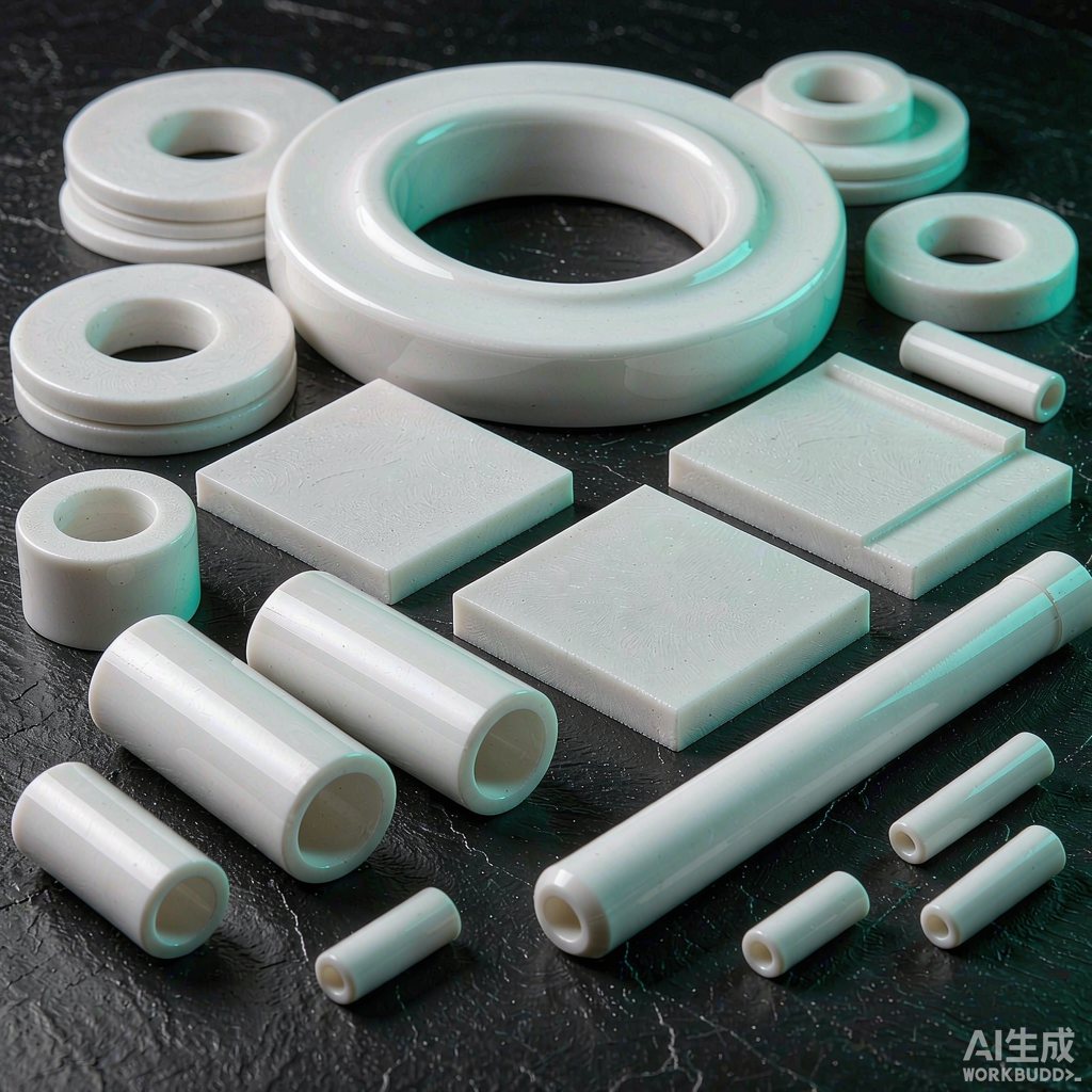 High-purity alumina ceramic components